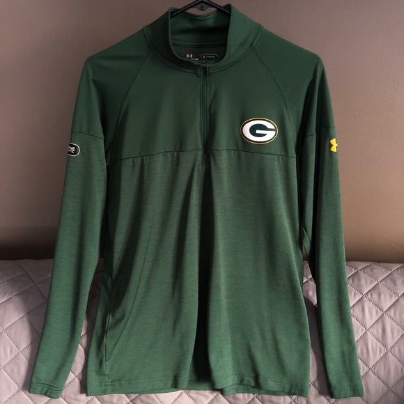 Under Armour Other - Under Armour Packer Heat Gear Quarter Zip-up
